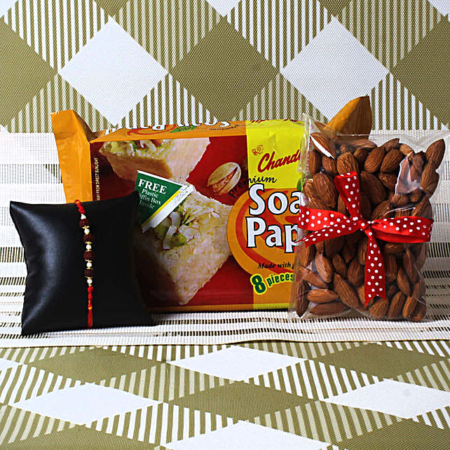 Buy Send Premium Soan Papdi Rakhi Combo Online Fnp