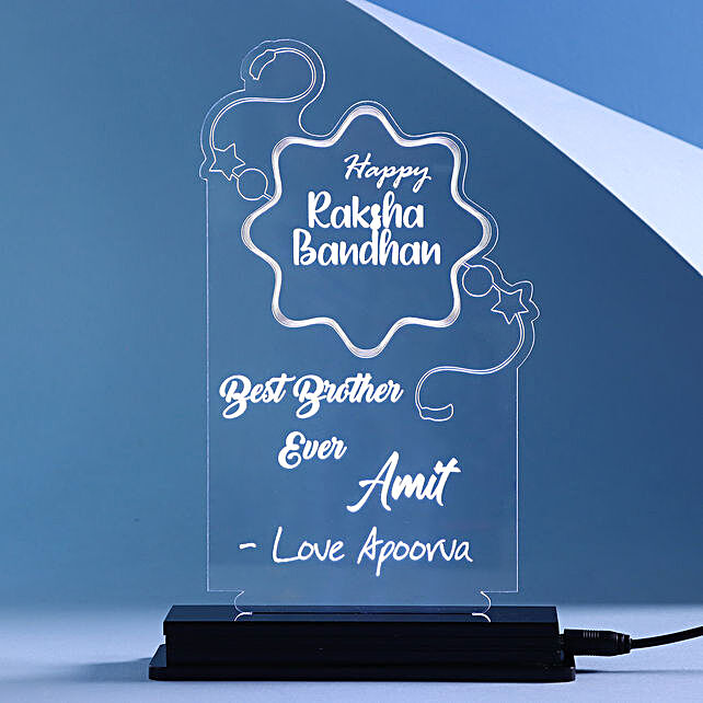 Buy Send Raksha Bandhan Special Best Brother Lamp Online Fnp