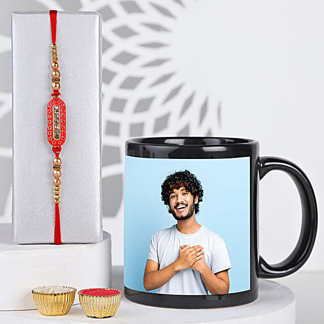 Buy Send Sneh Capsule Rakhi N Personalised Photo Mug Online FNP