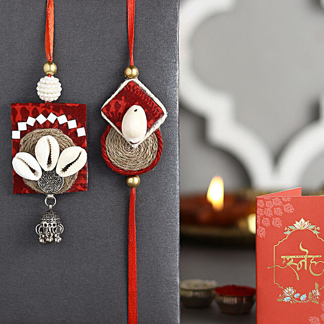 Buy Send Sustainable Bhaiya Bhabhi Rakhi Set Online Fnp