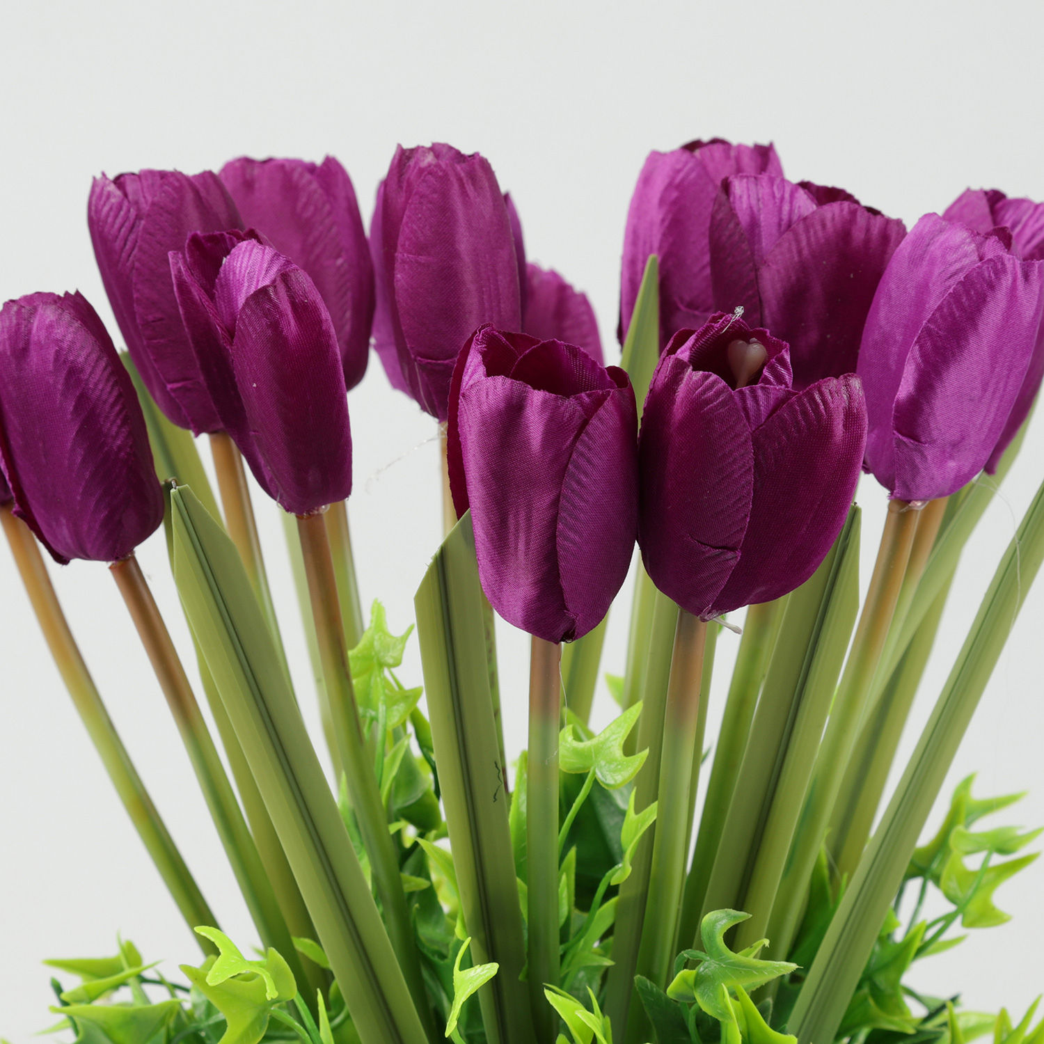 Buy Send Artificial Midnight Purple Tulips Vase Online Ferns N Petals