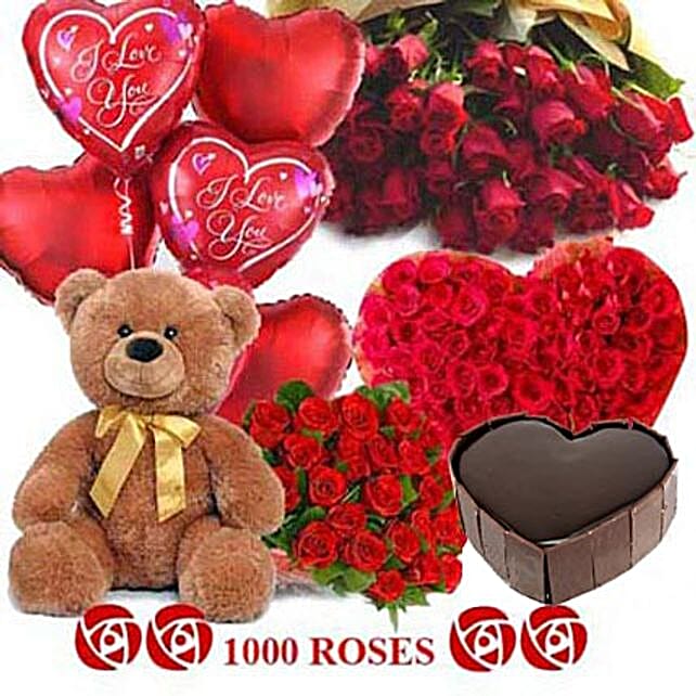 send flowers and teddy