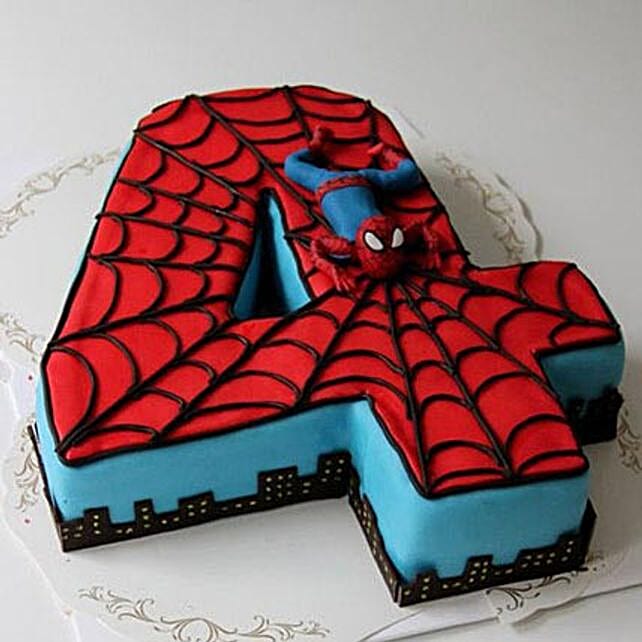 Spiderman Cake Designs Spiderman Birthday Cake Ferns N Petals