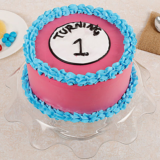 Alphabet Birthday Cake Number Cakes Online Ferns N Petals