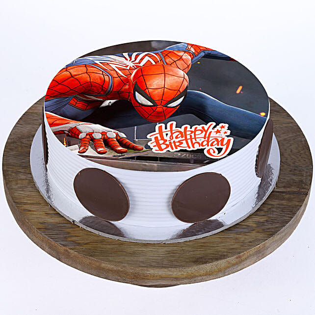 Spiderman Cake Designs Spiderman Birthday Cake Ferns N Petals