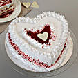Delicious heart shape cake