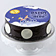 Chocolate Photo Cake For Father