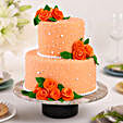 OnlinePeach Roses Truffle 2 Tier Cake