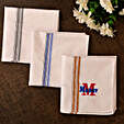 Personalised Handkerchiefs Set Of 3
