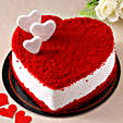 Valentine s Heart Red Velvet Cake Half Kg