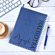 Personalised Blue Notebook and Pen Combo