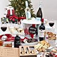Wine And Appetizing Treats Christmas Hamper