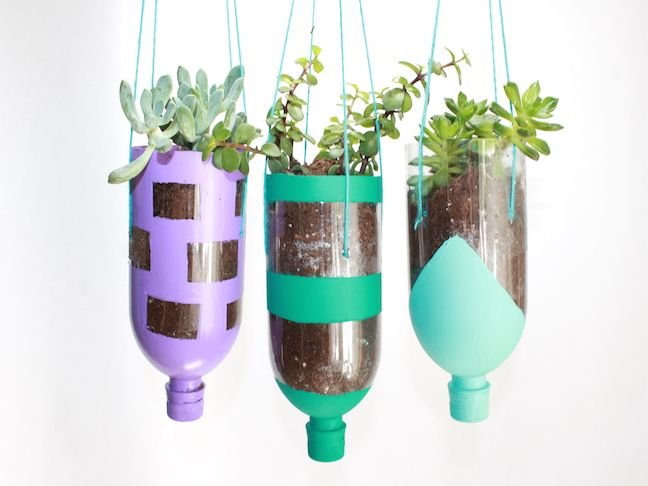 Plastic Bottle Planter