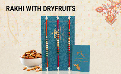 Rakhi With Dryfruits