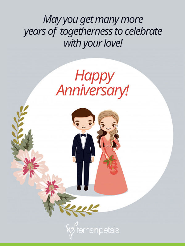 Happy anniversary wishes for couple