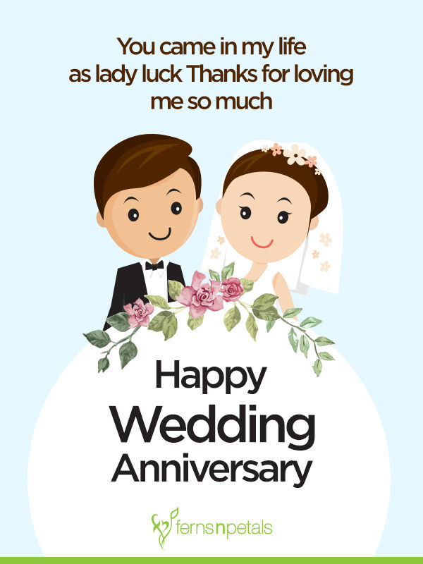 Wedding Anniversary Wishes, Messages For Wife - Fnp