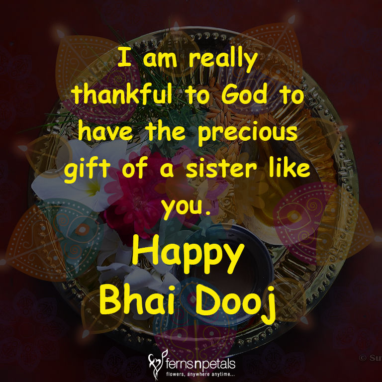 Bhai Dooj Messages Quotes Sms Greetings And Wishes Ferns N Petals