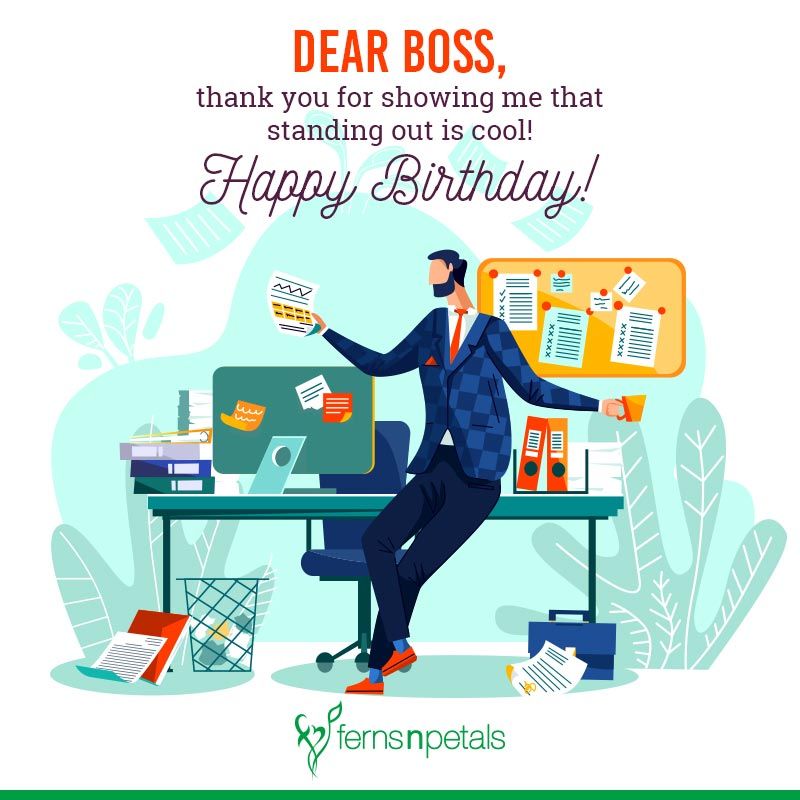 Best Birthday Quotes, Wishes Boss 2021 Ferns N Petals