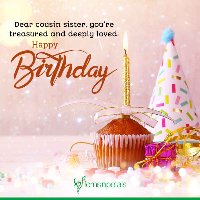 Download & Share Happy Birthday Wishes, Quotes for Cousin Sister