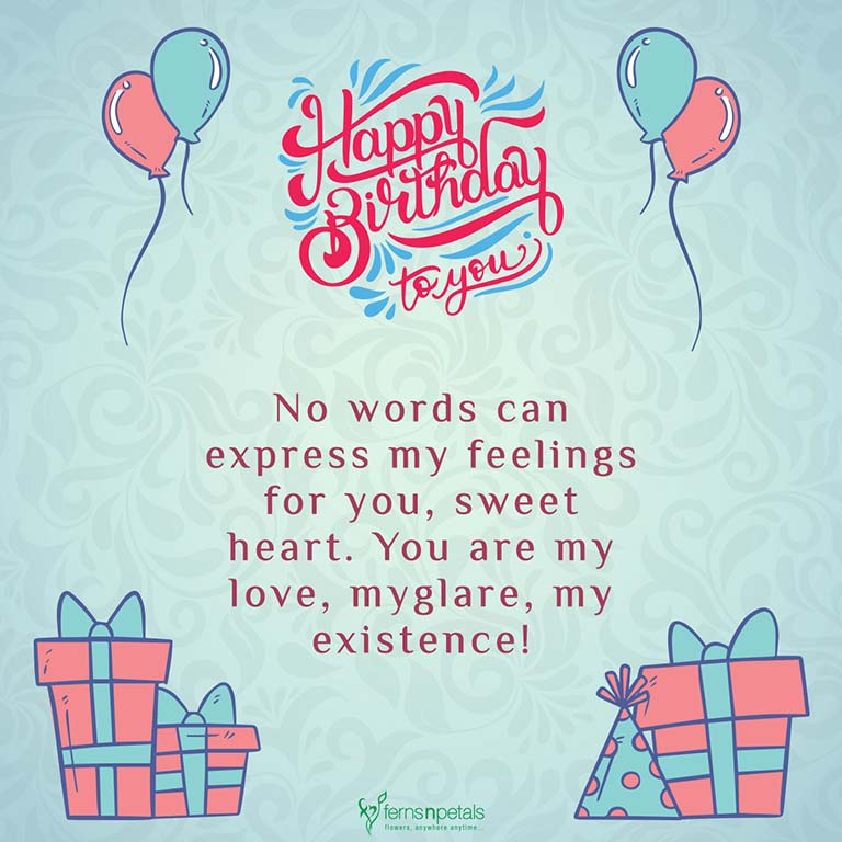 Happy Birthday Card Words