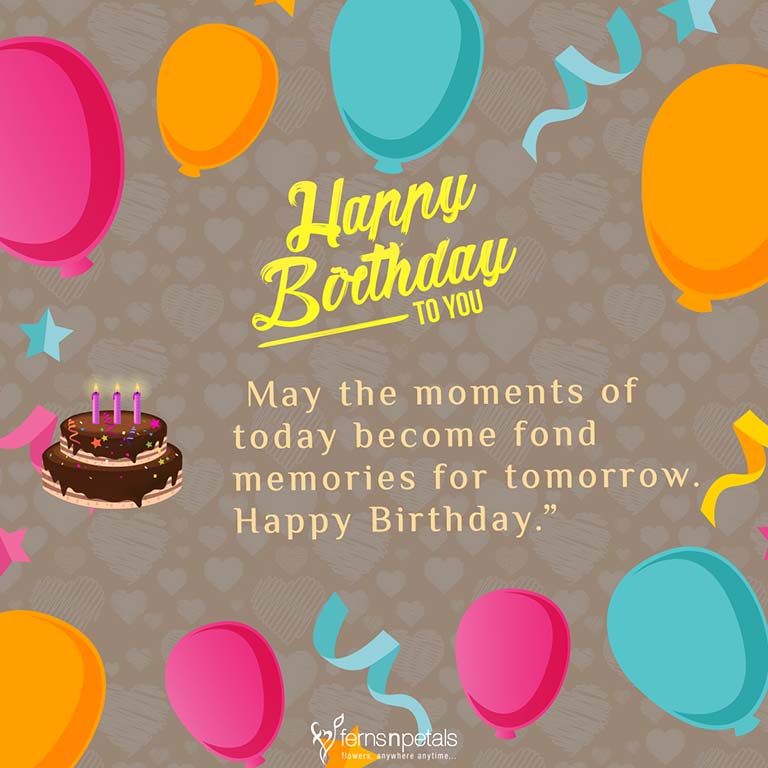 100+ Happy Birthday Wishes | Birthday Quotes & Greetings 2021 - Ferns N ...