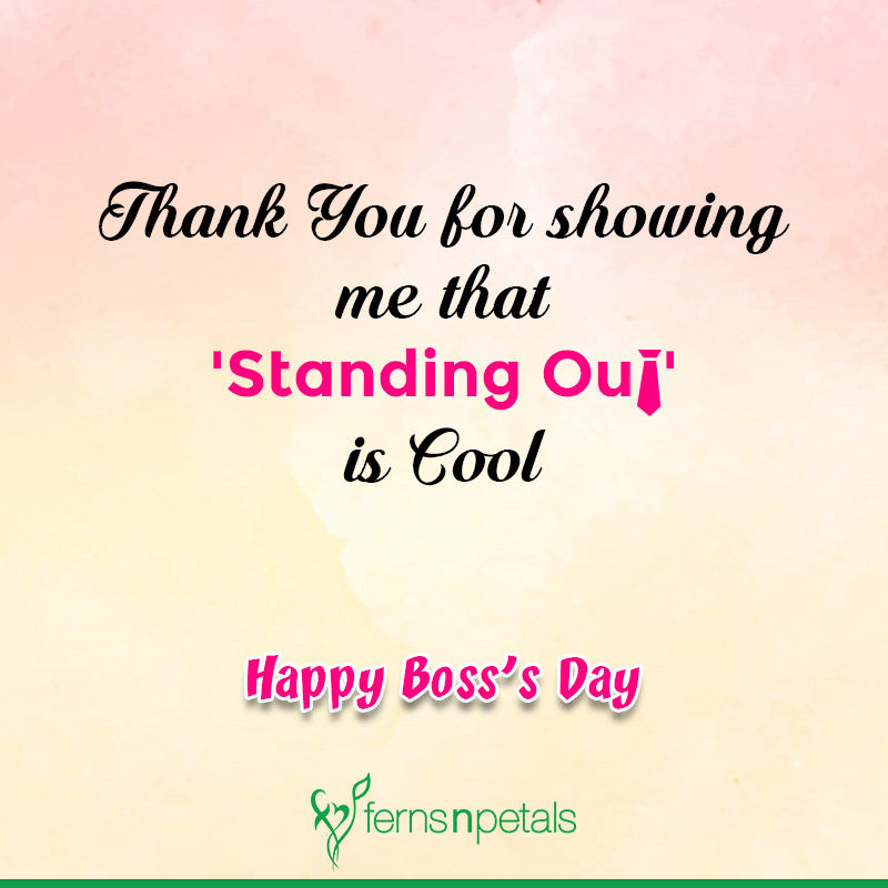 30+ Boss Day Wishes N Quotes | Boss Day Whatapp Messages - Ferns N Petals