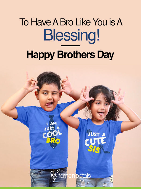 20 Happy Brother S Day Quotes Wishes N Messages Ferns N Petals