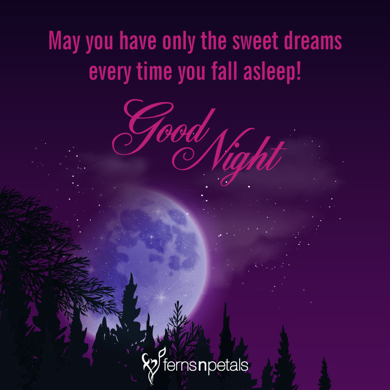 60+ Good Night Quotes, Wishes, Messages Images in 2021 - Ferns N Petals