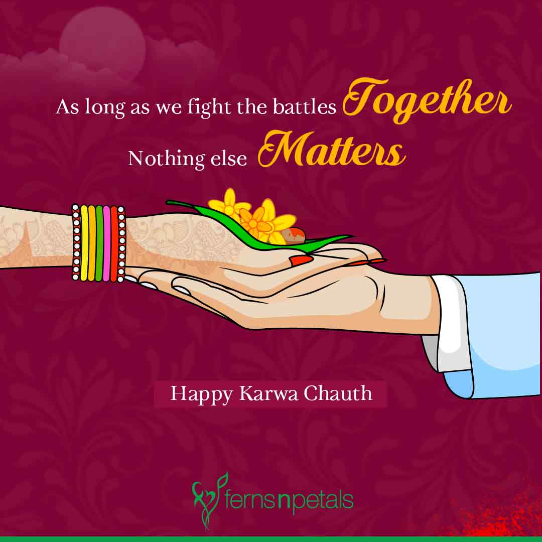 60+ Karwa Chauth Wishes, Quotes and Messages Online 2020 - Ferns N Petals