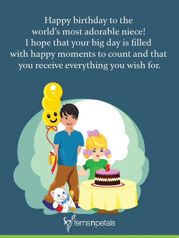 Best 40+ Happy Birthday Quotes, Wishes For Niece 2021 - Ferns N Petals
