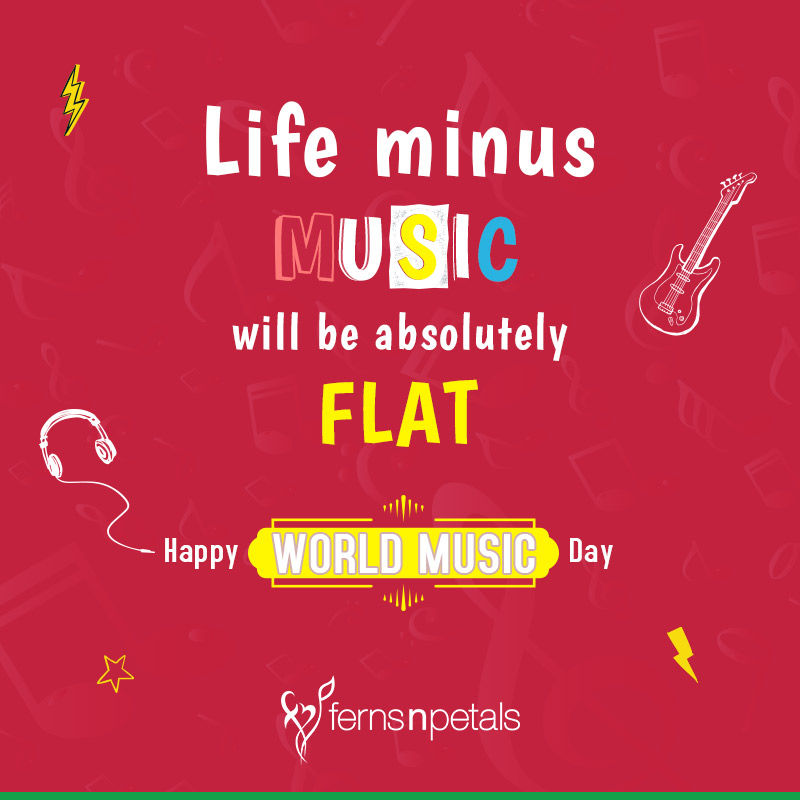 50 World Music Day Quotes Images Messages Ferns N Petals