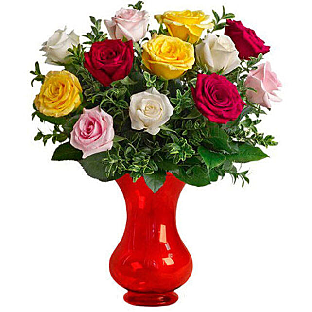 Dozen Assorted Roses australia Gift Dozen Assorted Roses FNP