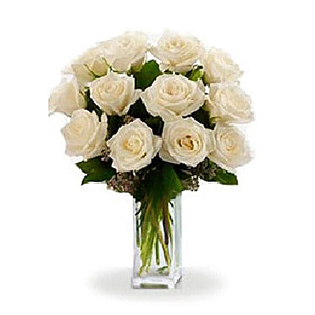 Dozen White Roses australia Gift Dozen White Roses FNP
