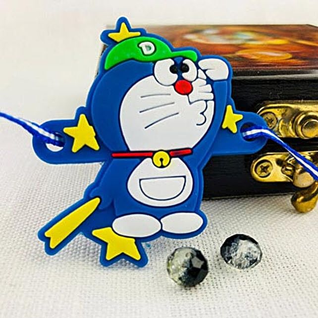 Kids Rakhi Doraemon australia | Gift Kids Rakhi Doraemon- FNP
