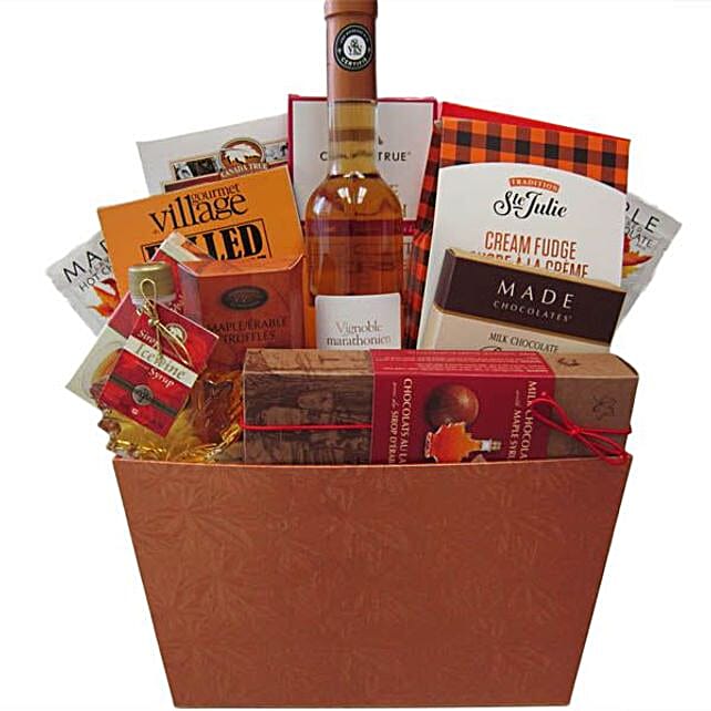 Delicious Canadian Delights Gift Basket canada Gift Delicious