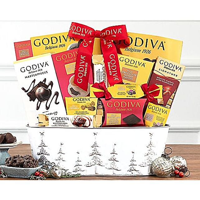 Godiva Chocolatey Treats Basket canada Gift Godiva Chocolatey Treats