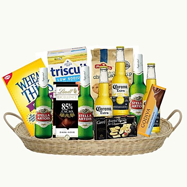 Beer And Snacks Gift Basket canada Gift Beer And Snacks Gift Basket FNP