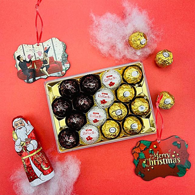 Personalised Photo Xmas Hamper canada Gift Personalised Photo Xmas Hamper FNP