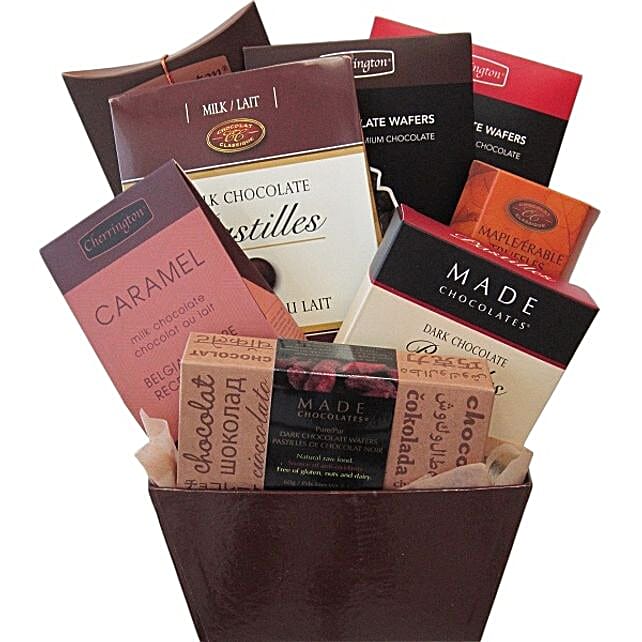 Au Chocolat Gift Basket canada Gift Au Chocolat Gift Basket FNP