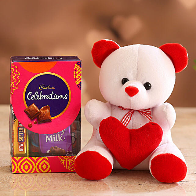 small cute teddy bear for girlfriend
