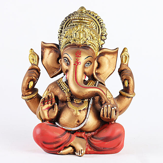 Brown Ganesha Idol france | Gift Brown Ganesha Idol- FNP