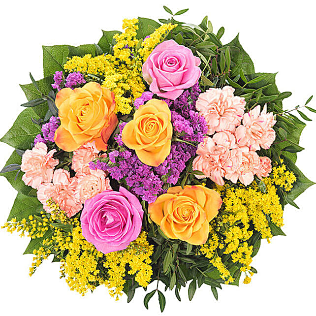 Radiant Blooms Mixed Flowers Bouquet germany Gift Radiant Blooms