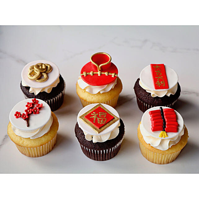 Prosperity Cupcakes Gift Box hongkong Gift Prosperity Cupcakes Gift