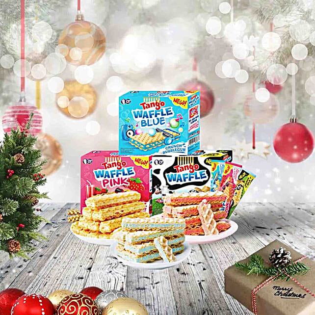 Assorted Flavours Waffle Gift Basket indonesia Gift Assorted Flavours