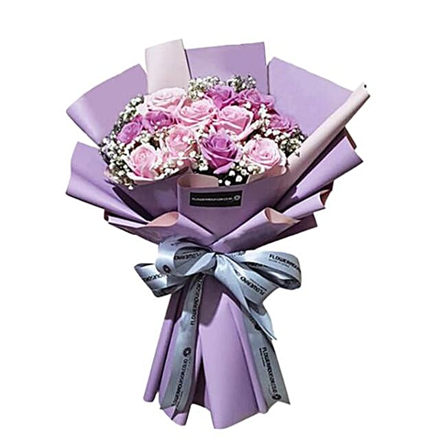 Purple Beauty Floral Bouquet indonesia | Gift Purple Beauty Floral ...