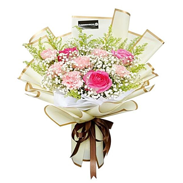 Sending Lovely Wishes Floral Bouquet Indonesia 