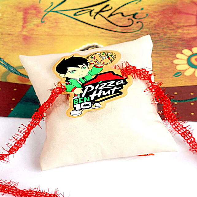 Ben10 Pizza Hut Kids Rakhi kuwait | Gift Ben10 Pizza Hut Kids Rakhi- FNP