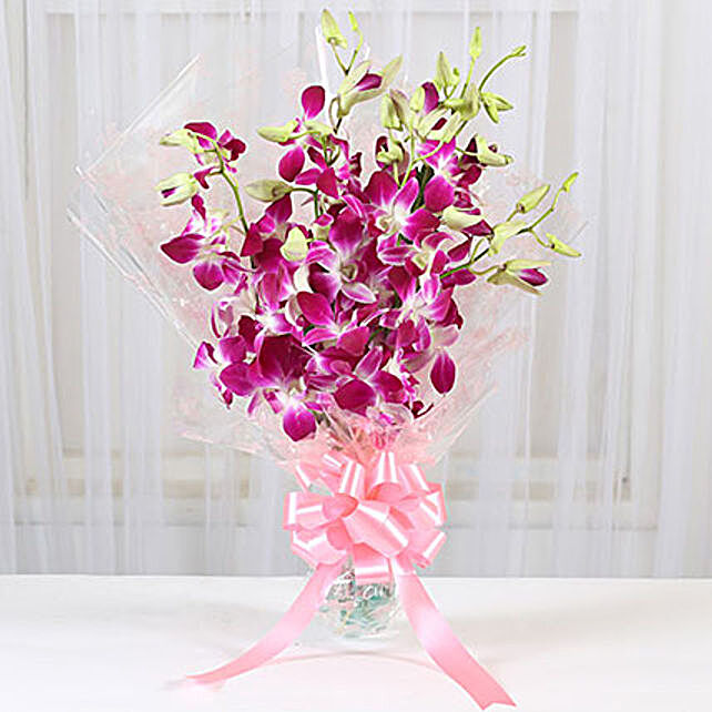 Flower Delivery In Gurgaon Send Flowers To Gurgaon 399 Ferns N - beautiful bunches of orchid