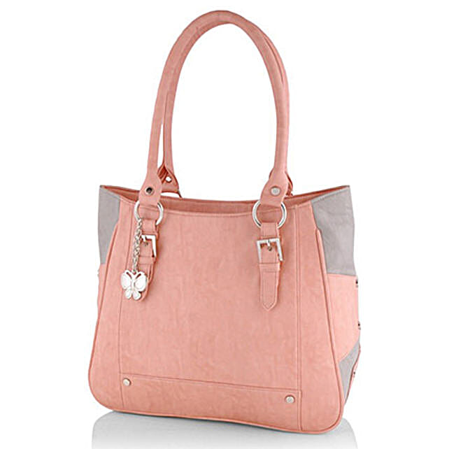 Erflies Trendy Peach Handbag Gift Latest Handbags Online Ferns N Petals