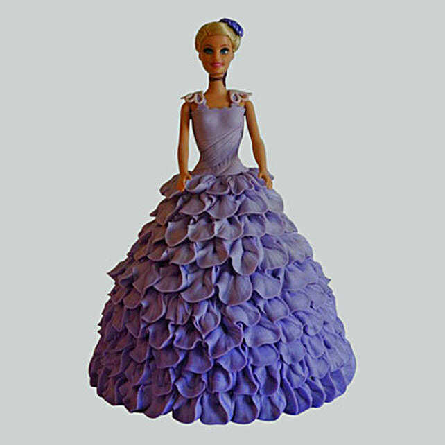 Barbie Birthday Cake Barbie Cakes Online Ferns N Petals